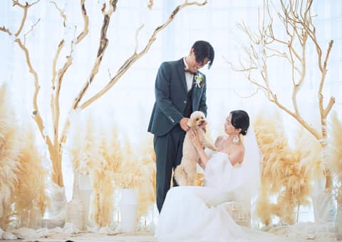 【ペット婚プラン登場！】大切な愛犬と一緒に叶える結婚式プラン