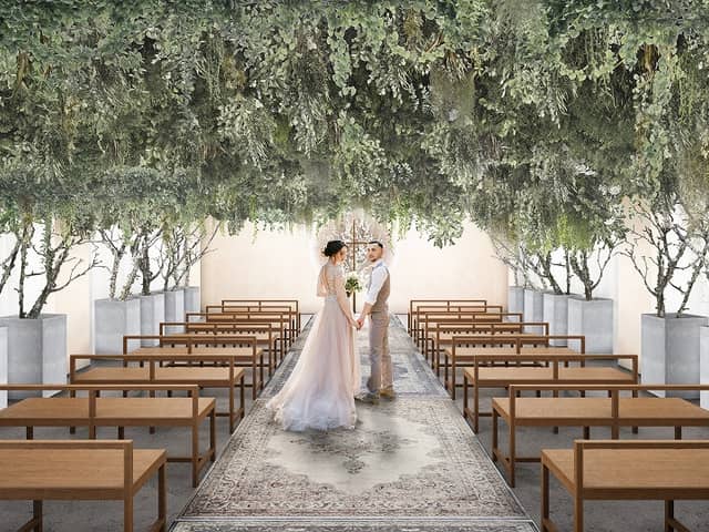 【公式】ルリアン大阪(ベルクラシック空港)|関西唯一のドライフラワーが広がる結婚式場|北摂・大阪空港