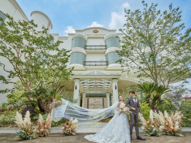 【公式】ルリアン大阪(ベルクラシック空港)|関西唯一のドライフラワーが広がる結婚式場|北摂・大阪空港