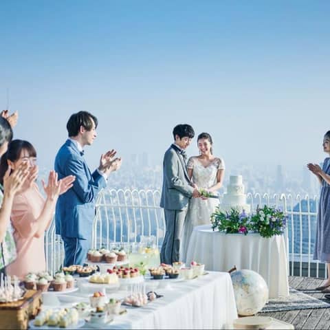 【26年3-4月】最大90万特典◆春婚プラン〈60名178万円～〉