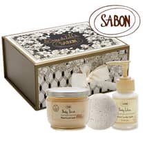 SABONの人気アイテム3点（6500円相当）が入ったオリジナルBOXをもれなくプレゼント！