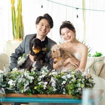 【愛犬と結婚式】わんちゃんモチーフのオリジナル料理無料試食・わんちゃんデザインの婚姻届プレゼント