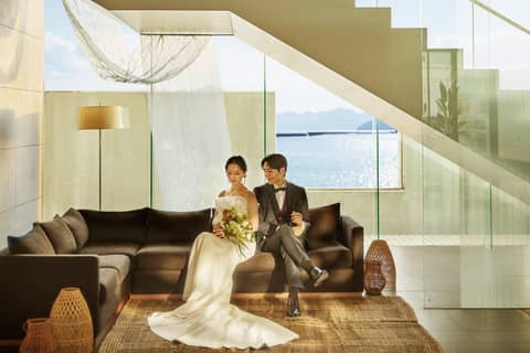 純白のチャペルで本格挙式+温泉ほっこりプラン