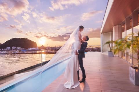 海辺のリゾートフォトとご家族でお祝い会食プラン