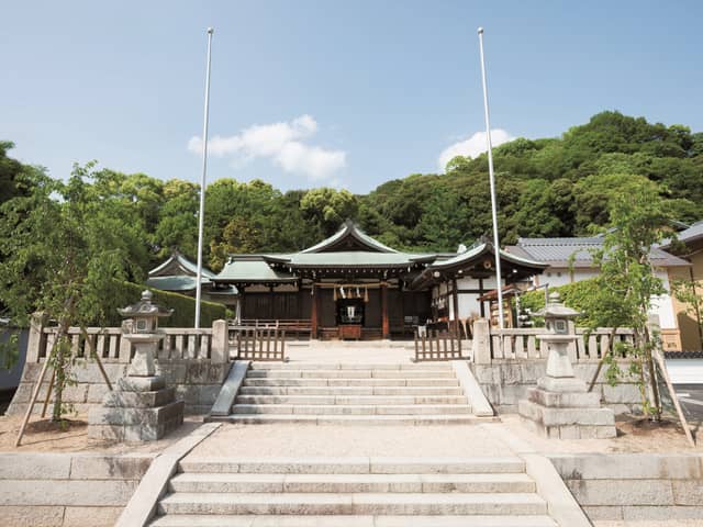 鶴羽根神社 二葉