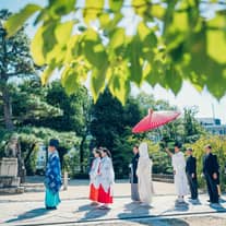 鶴羽根神社 二葉