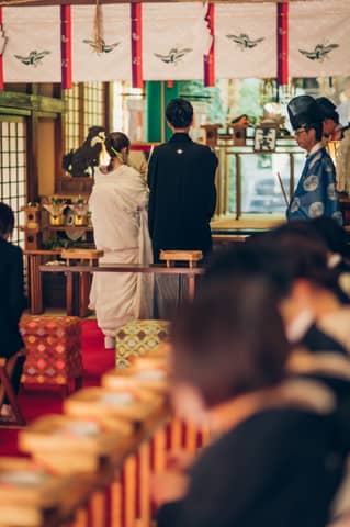 鶴羽根神社 二葉