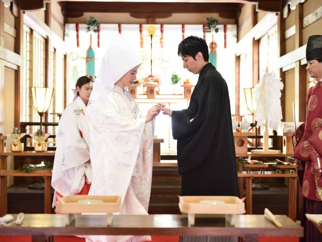 鶴羽根神社 二葉