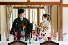大正ロマン薫る個室で叶えるアットホームウエディング