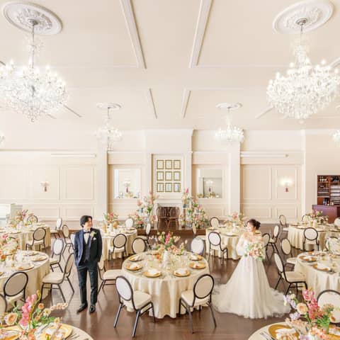 【オールシーズン適用】前撮り＆ドレス最大4着付き＜100名＞