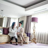 ご成約特典として結婚式当日のご宿泊(高層階確約)をプレゼント!