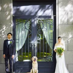 【愛犬との挙式が叶う】開放感のあるガーデンチャペルで叶える結婚式