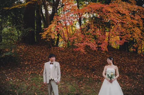 【2026年秋・紅葉と撮影】10-12月フォトウェディングプラン