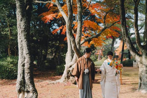 【2026年秋・紅葉と撮影】10-12月フォトウェディングプラン