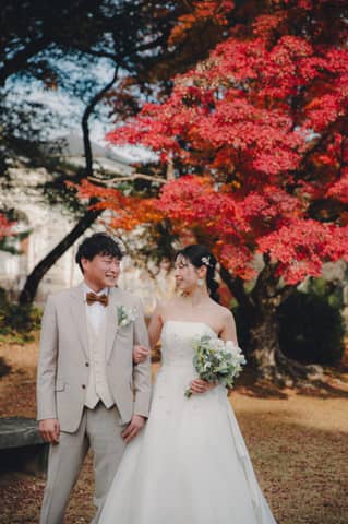 【2026年秋・紅葉と撮影】10-12月フォトウェディングプラン