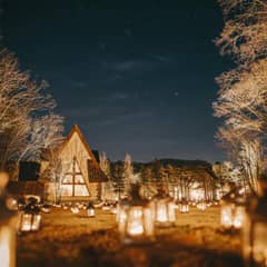 【クリスマスシーズン限定】星空の下で叶えるキャンドルナイトウエディング