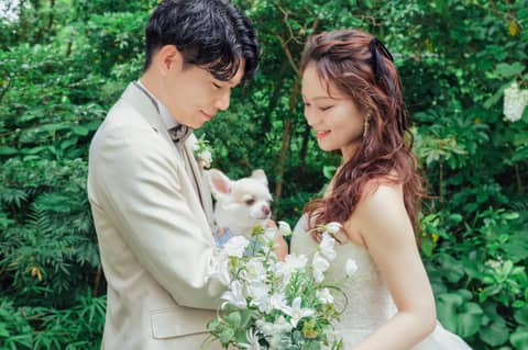 <会場まるごと貸切>ペット婚もOK！ガーデンWDプラン50名229万円