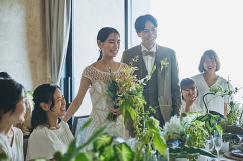 【挙式＆パーティ 衣裳付プラン】30名 ¥1,096,960（平日）～