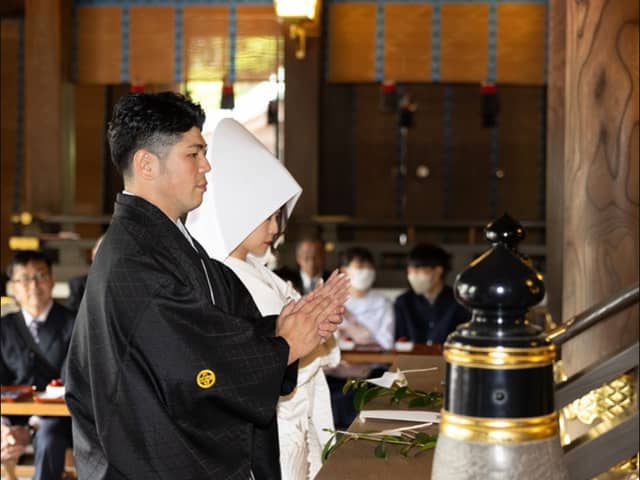 【三嶋大社で家族中心の少人数結婚式】富士山三島 東急ホテル