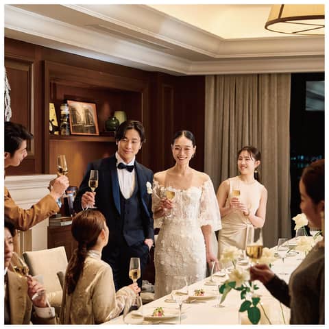 【少人数披露宴・会食プラン】心温まるプライベートウエディング